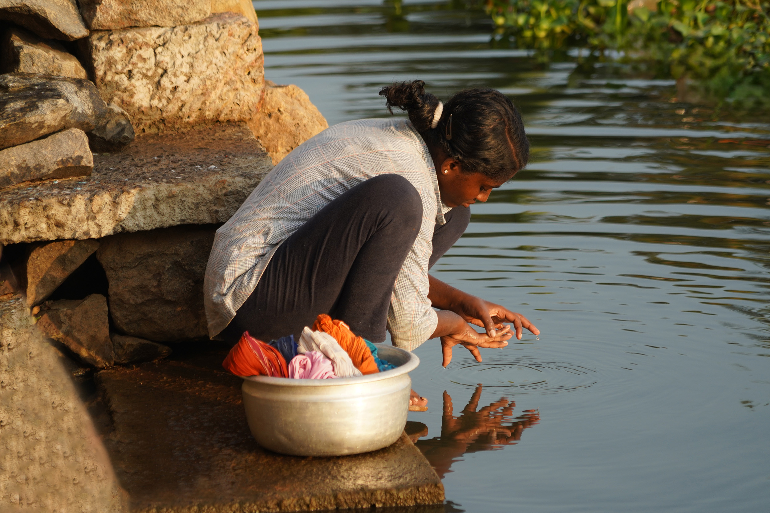Monde lagunaire des Backwater - Kérala