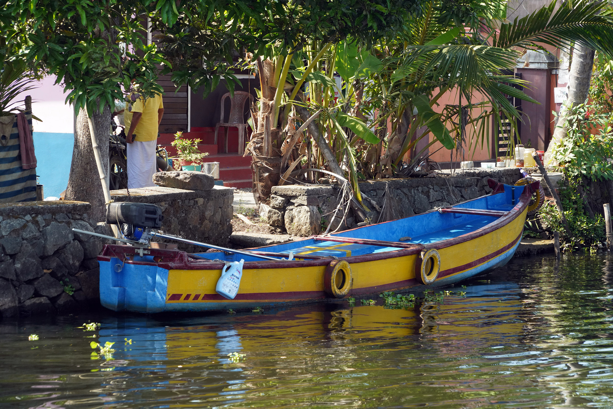 Monde lagunaire des Backwater - Kérala