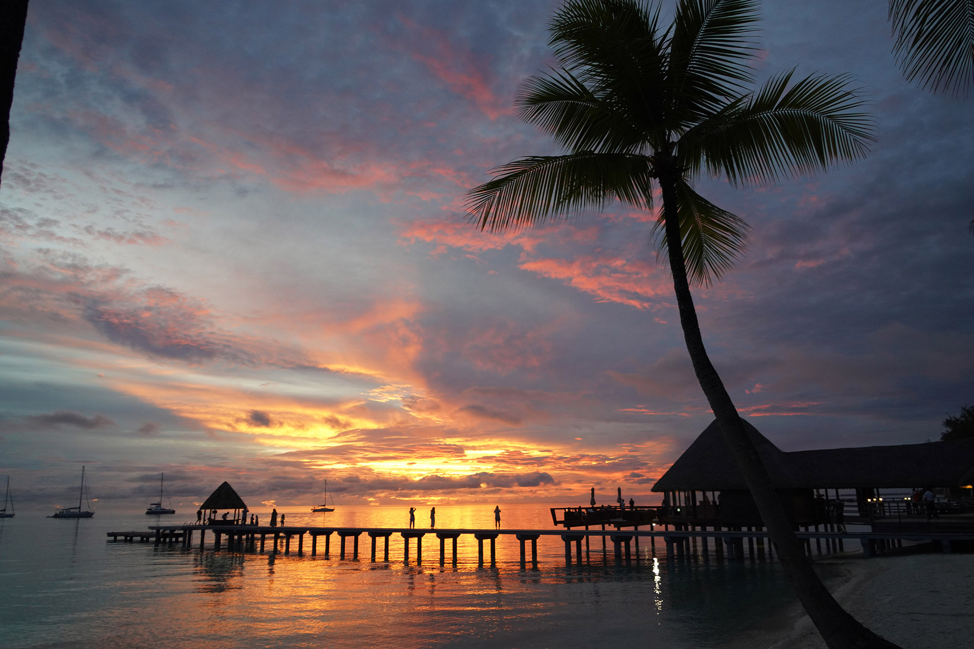 Notre hôtel sur l'atoll de Rangiroa