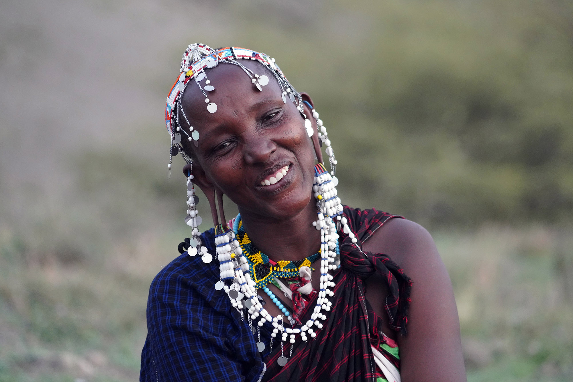 Beau sourire et jolis bijoux