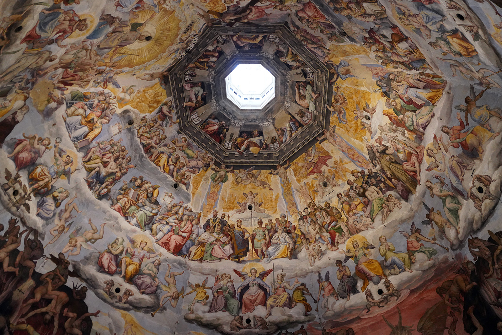 Fresques du jugement universel de Giorgio Vasari - Florence