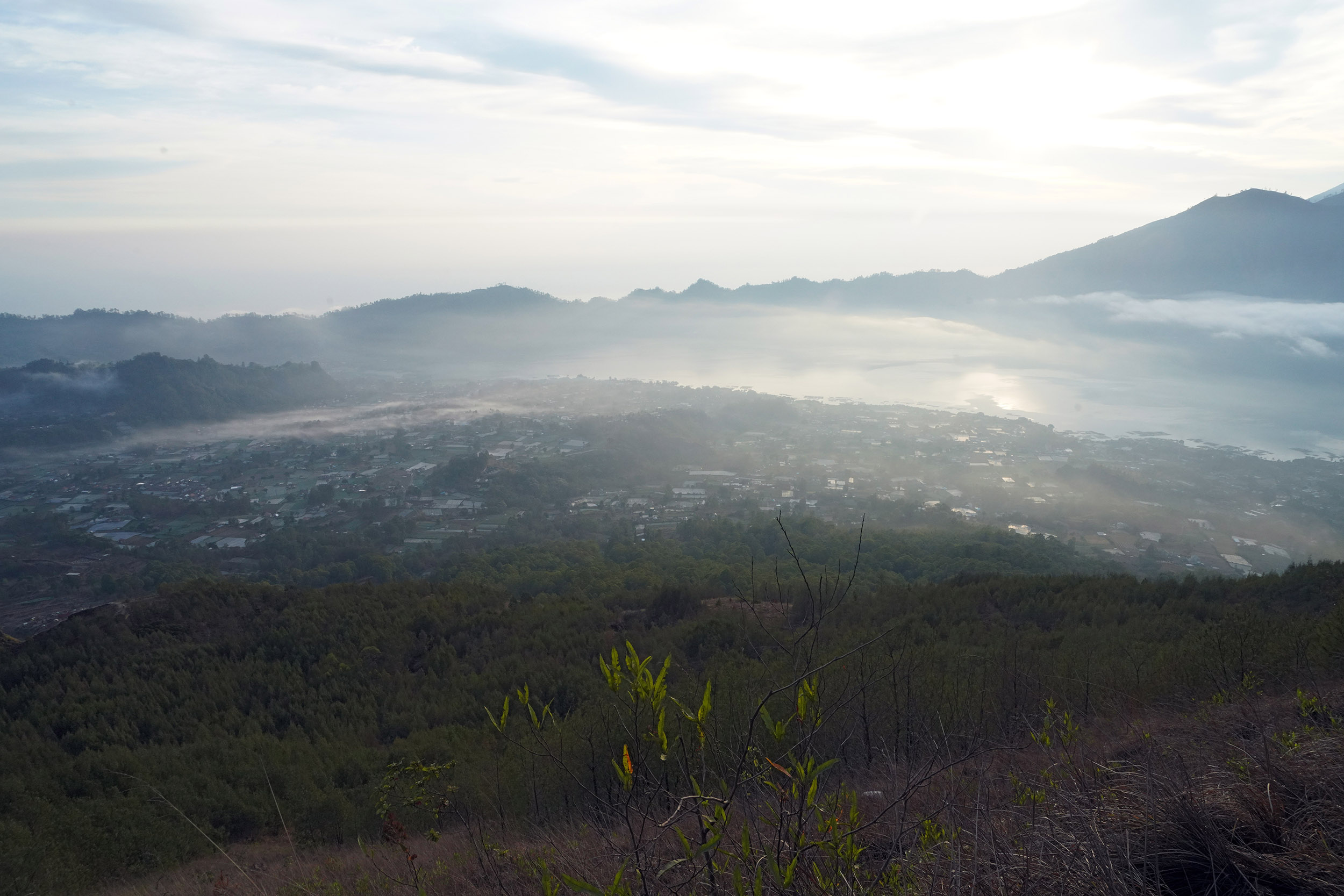 Descente du Mont Batur