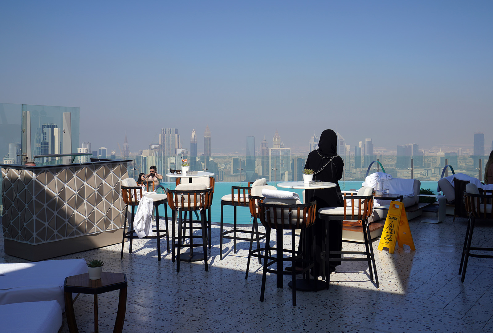 Au 75 ième étage du SLS Dubaï hôtel