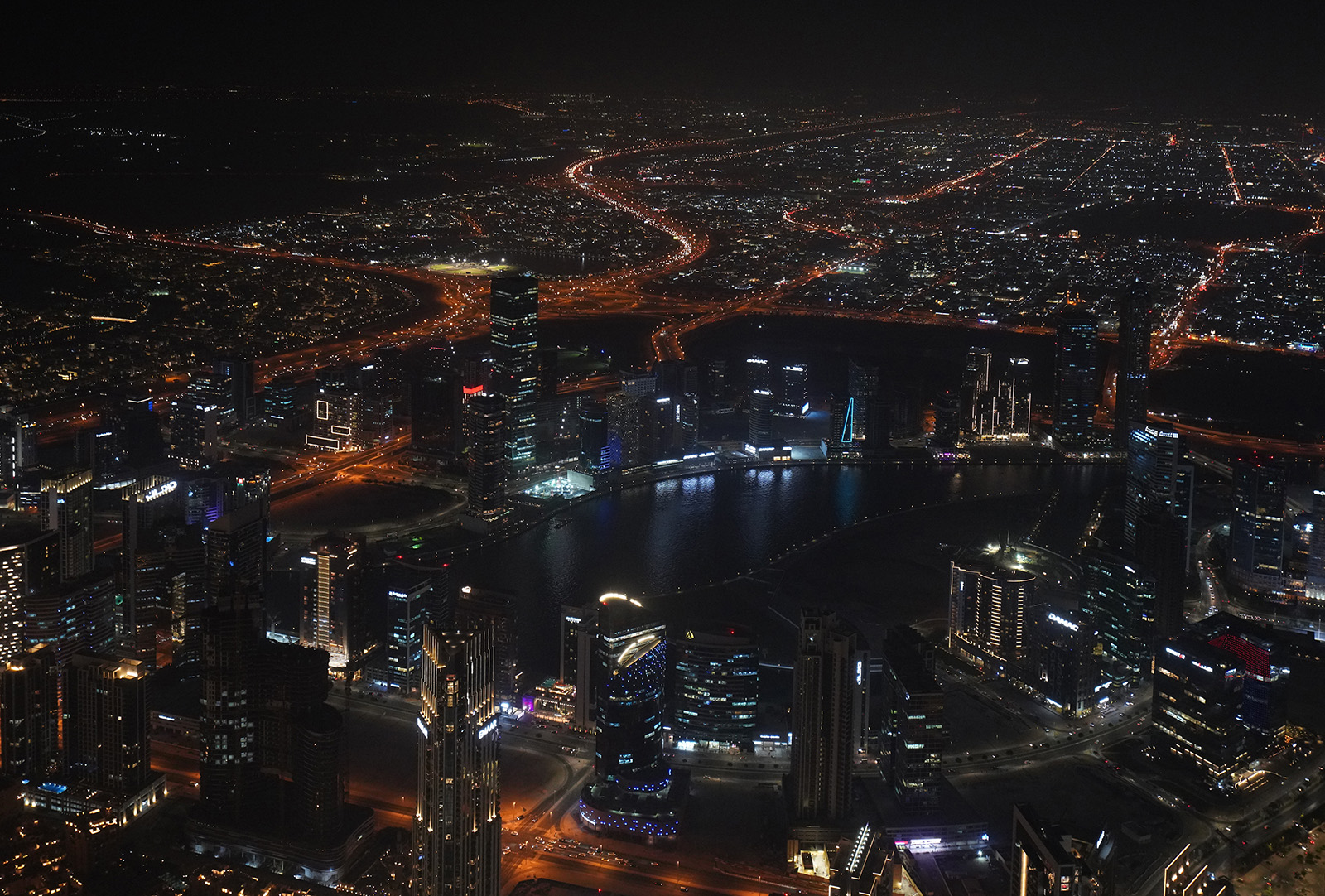 Du 147 ème étage de la tour Burj Khalifa