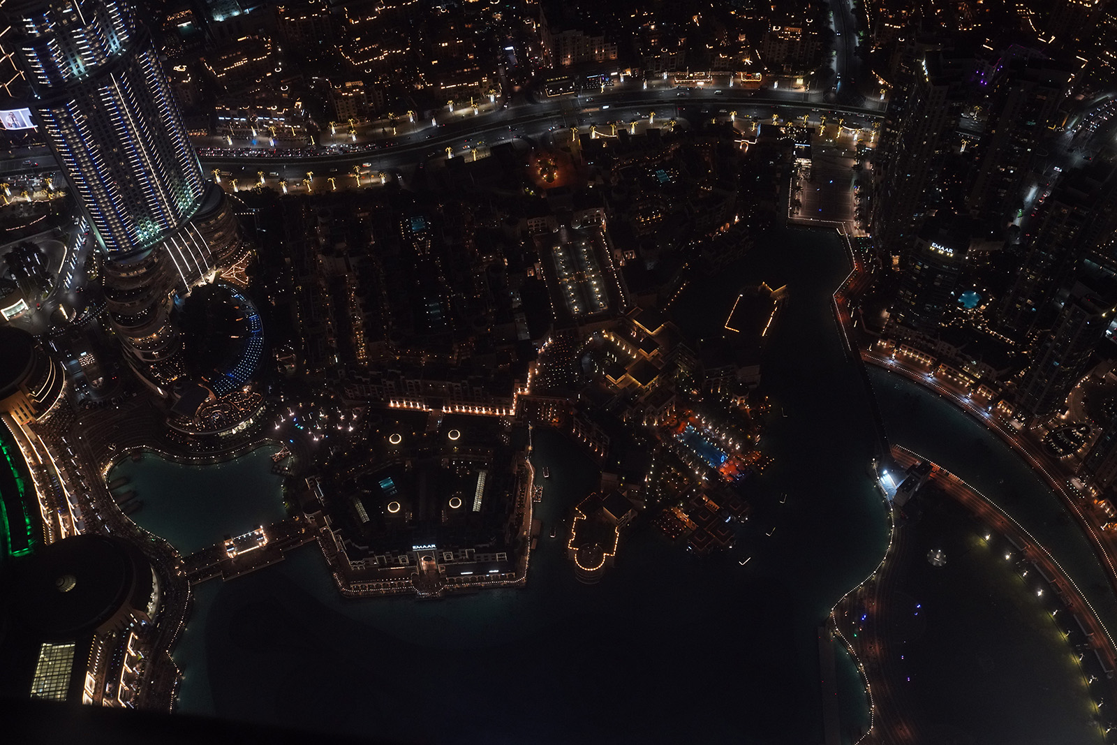 Du 147 ème étage de la tour Burj Khalifa